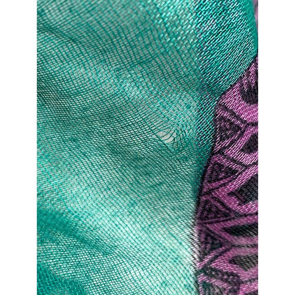 Skull Scarf Green Purple Black - Picture 11 of 13